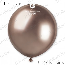 Palloncini 19 Shiny Rose Gold 25 pz GEMAR